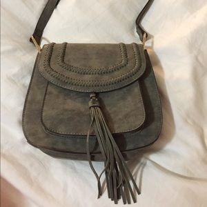 FRANCO SARTO Crossbody Purse - Gray/Blue